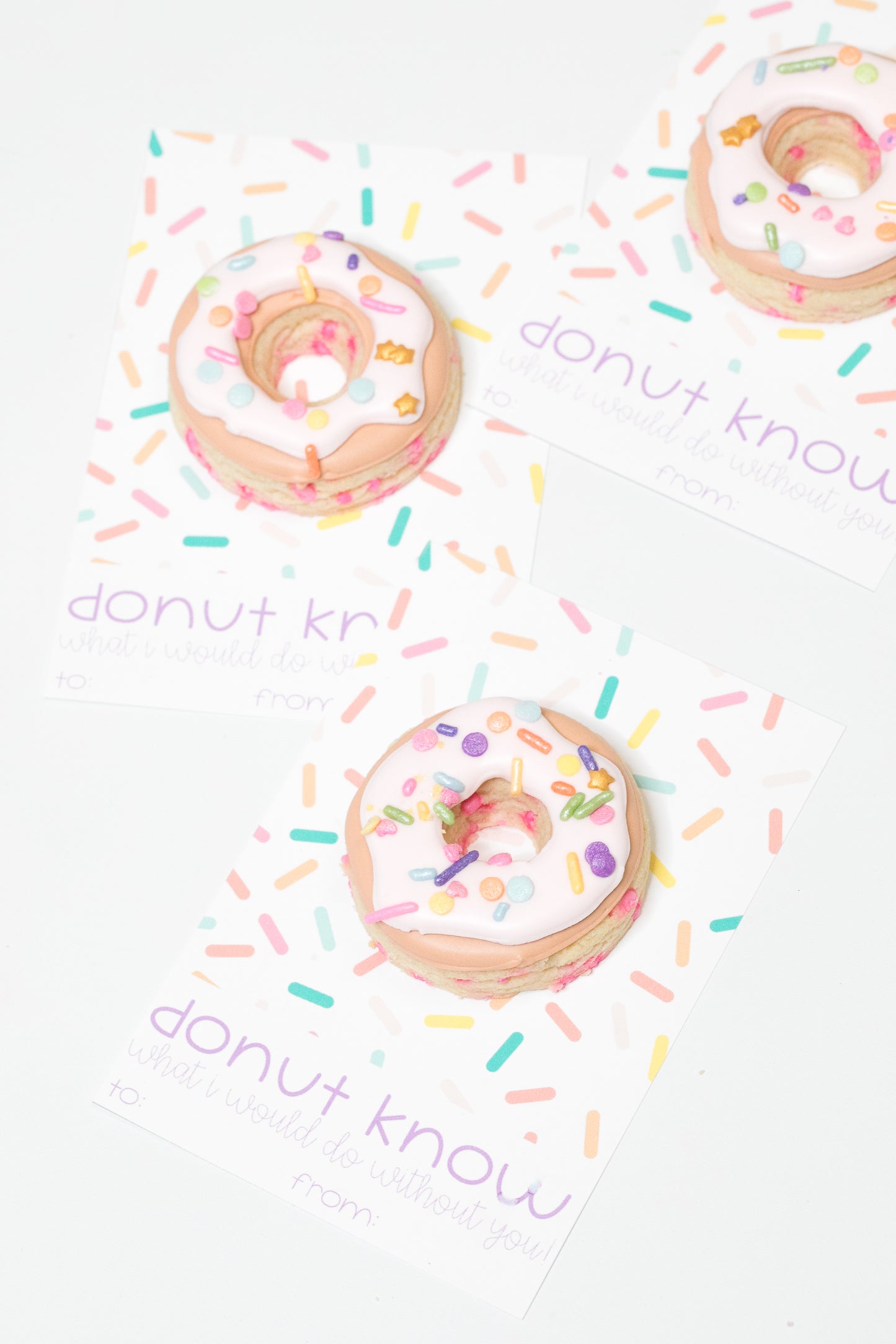 Donut Valentine Cards (1 dozen)