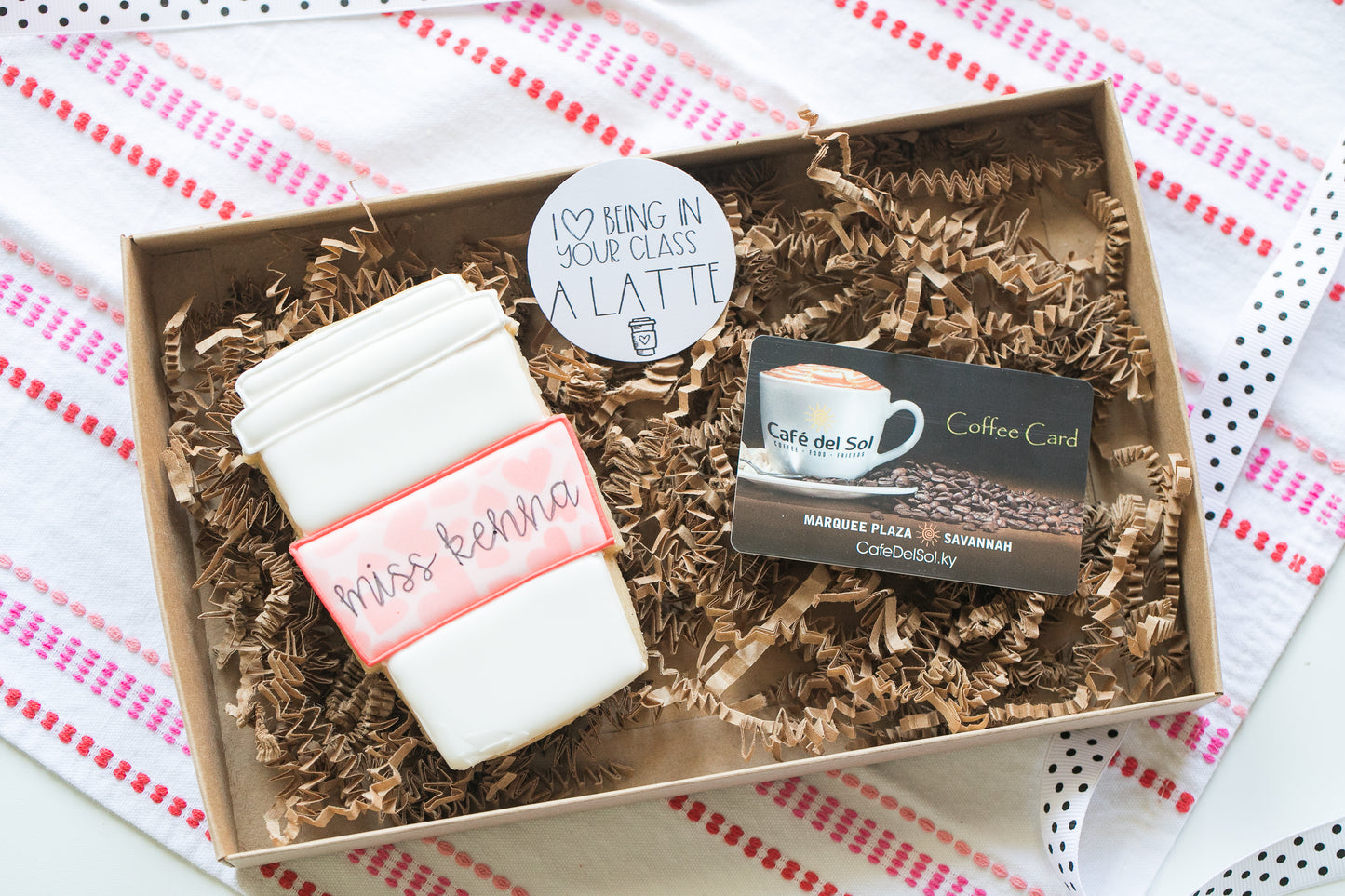 Personalized Latte Gift Box