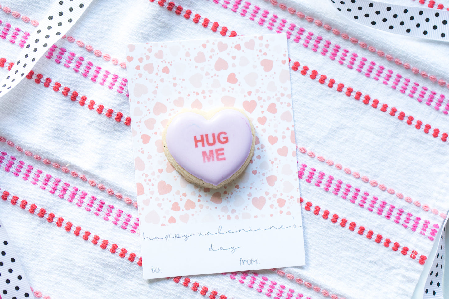 One Dozen Heart Cookie Cards