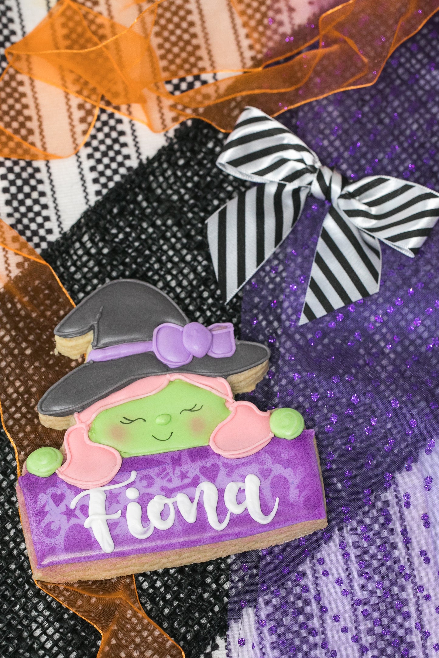 Personalized Witch Cookie
