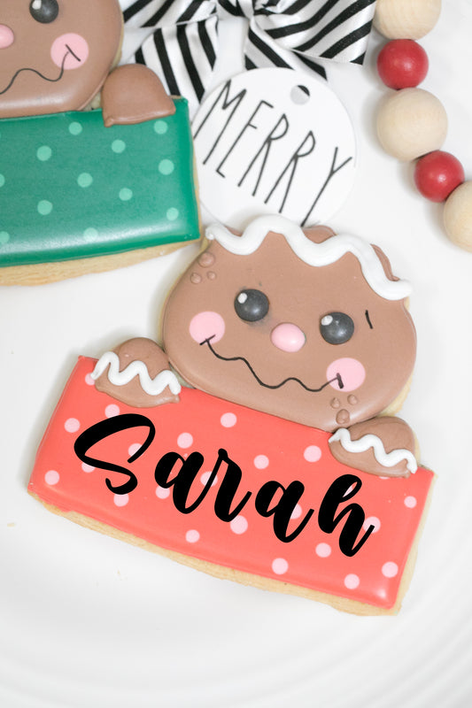 Personalized Gingy Plaque