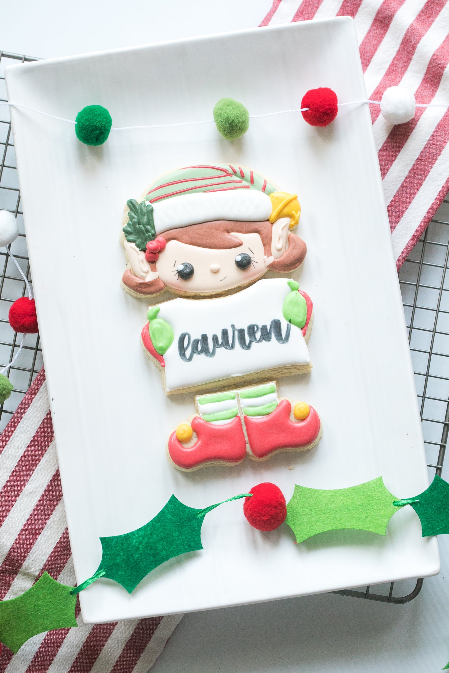 Personalized Girl Elf 3 pc. Gift Box