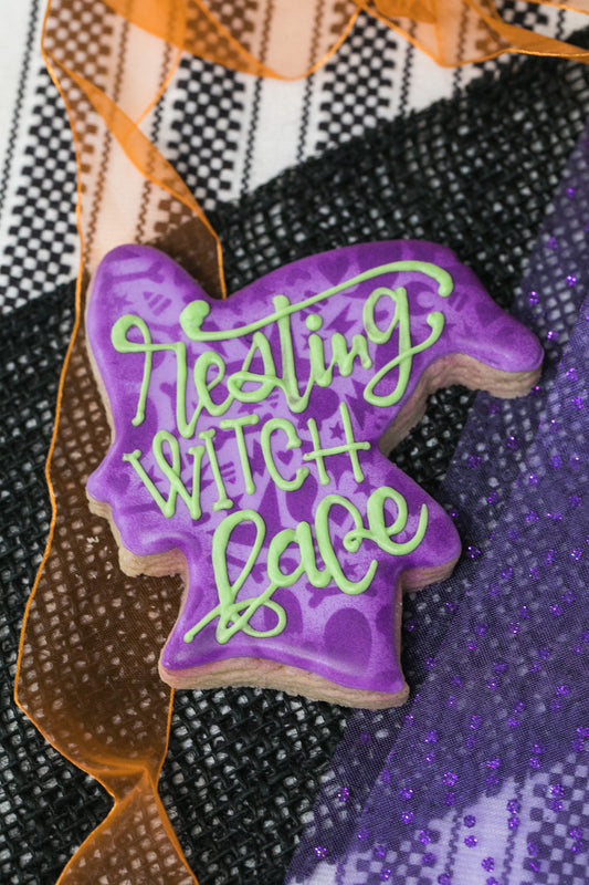 Rest Witch Face Cookie